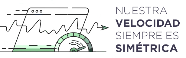 velocidad simetrica fibra